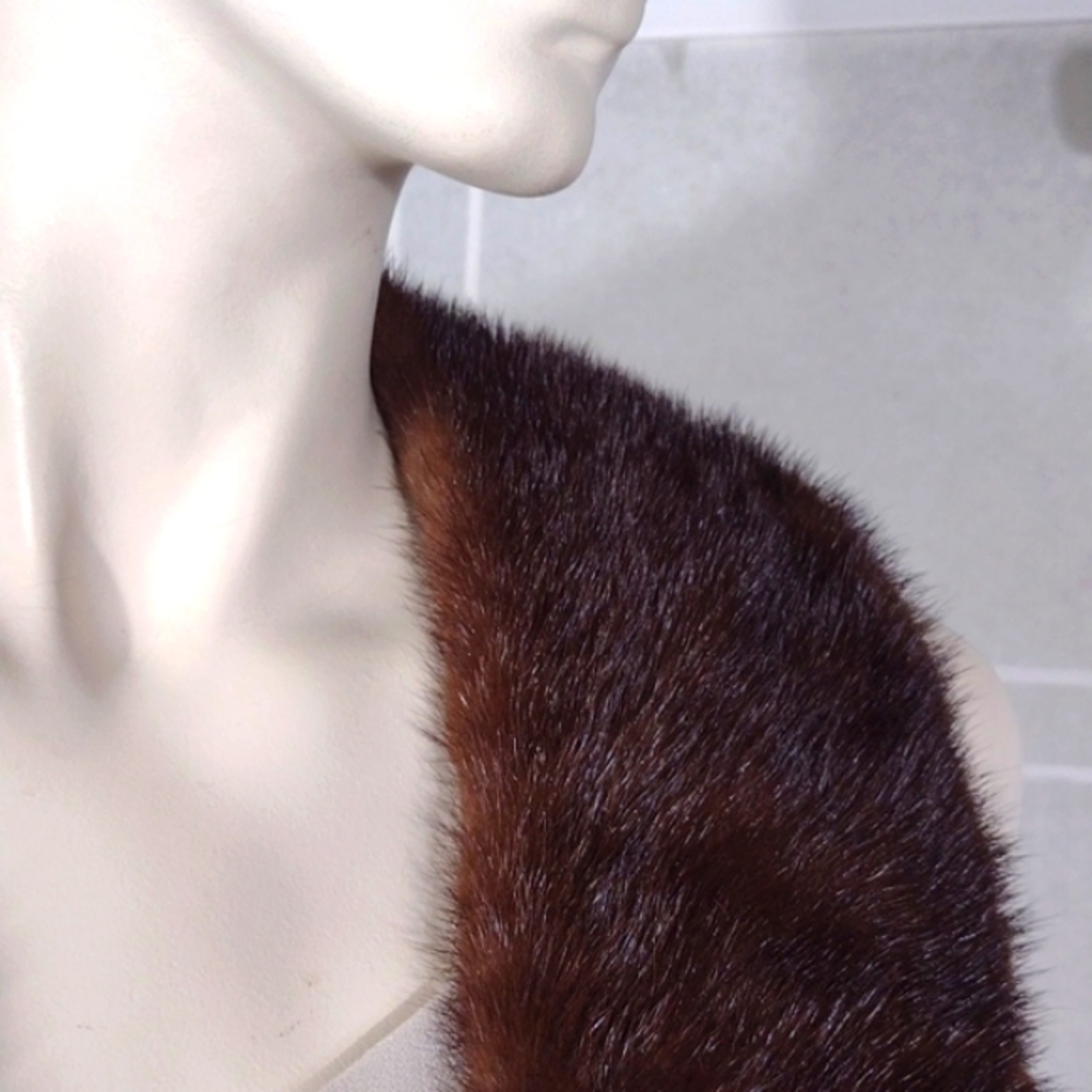 Vintage mink collar - Picture 2 of 8